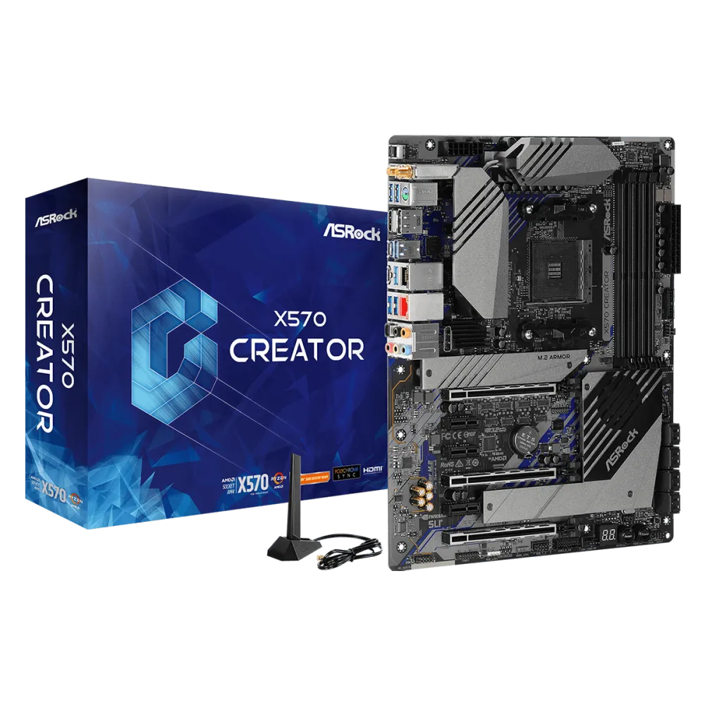 ASRock X570 Creator AMD 500 Series ATX Motherboard