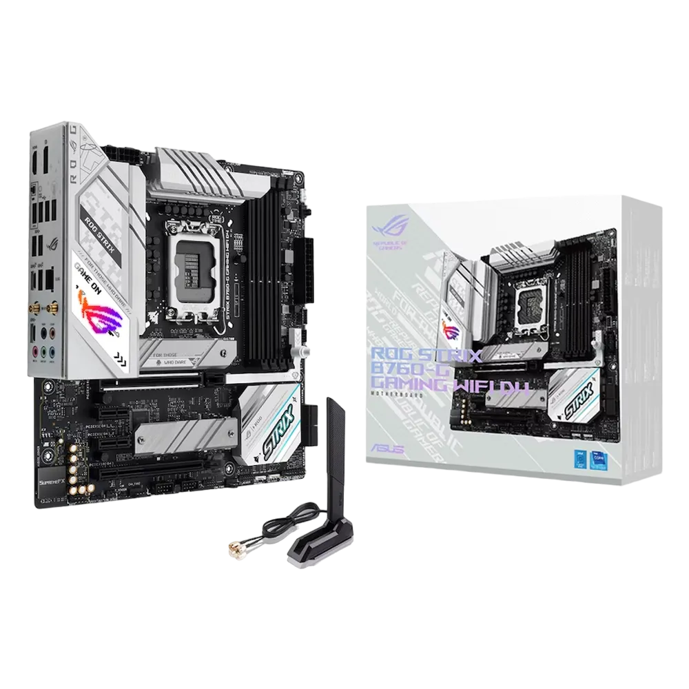 Asus ROG Strix B760-G Gaming WiFi D4 Intel 700 Series mATX Motherboard | 90MB1DE0-M0EAY0 |