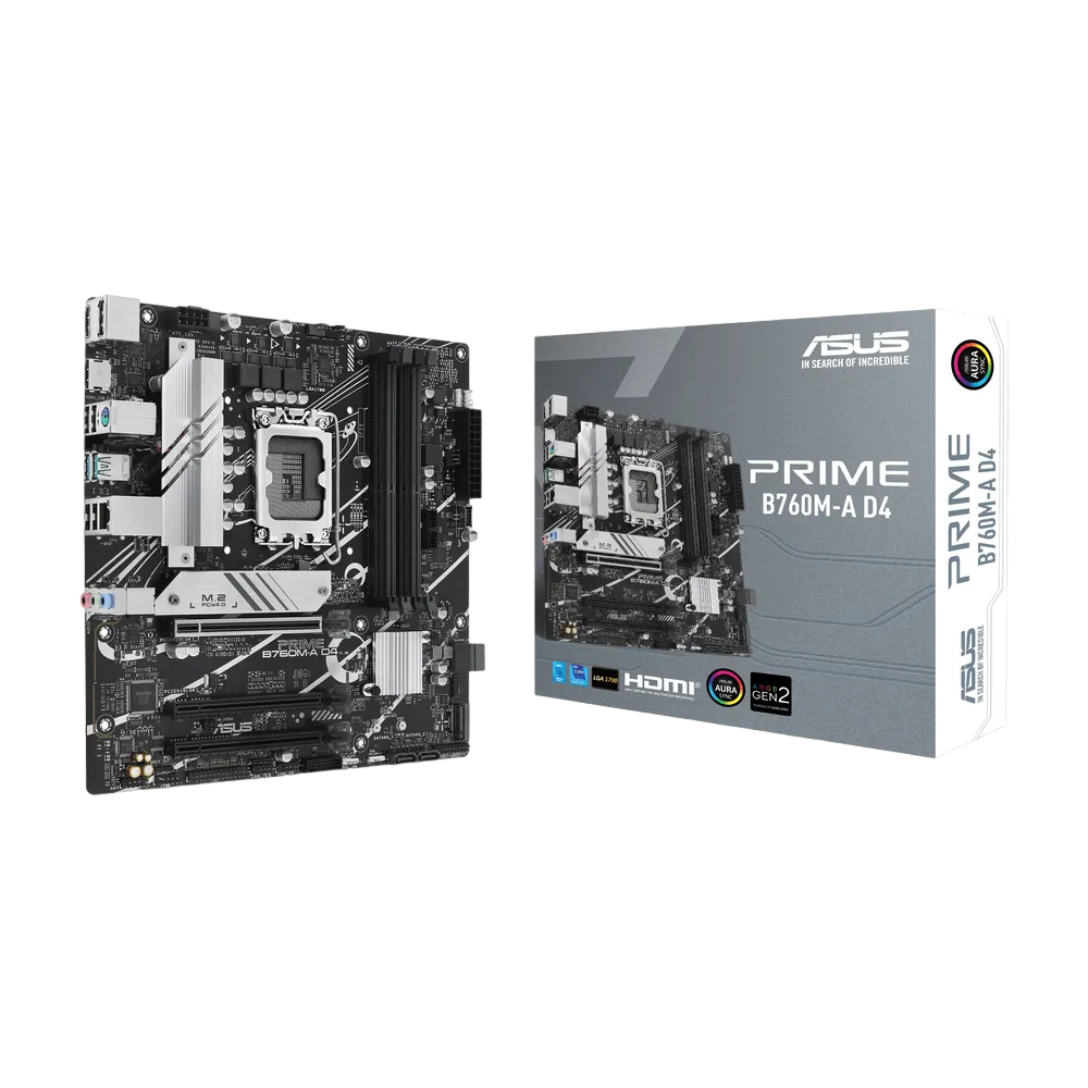 Asus Prime B760M-A D4 Intel 700 Series ATX Motherboard