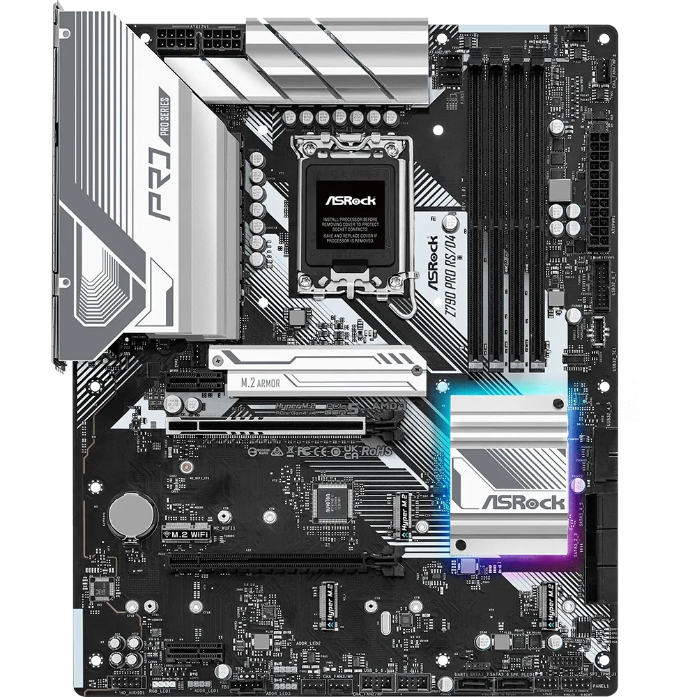 ASRock Z790 Pro RS/D4 700 Series Intel Motherboard