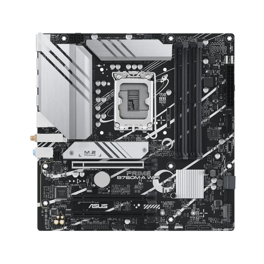 Asus Prime B760M-A WiFi Intel 700 Series mATX Motherboard
