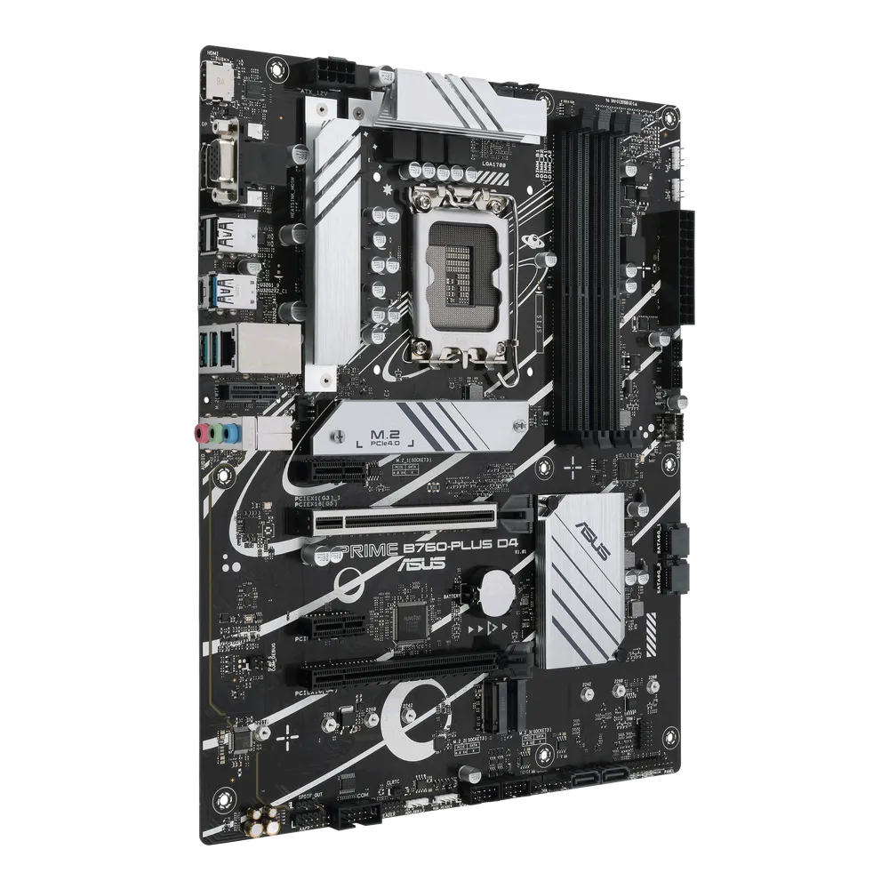 Asus Prime B760-Plus D4 Intel 700 Series ATX Motherboard