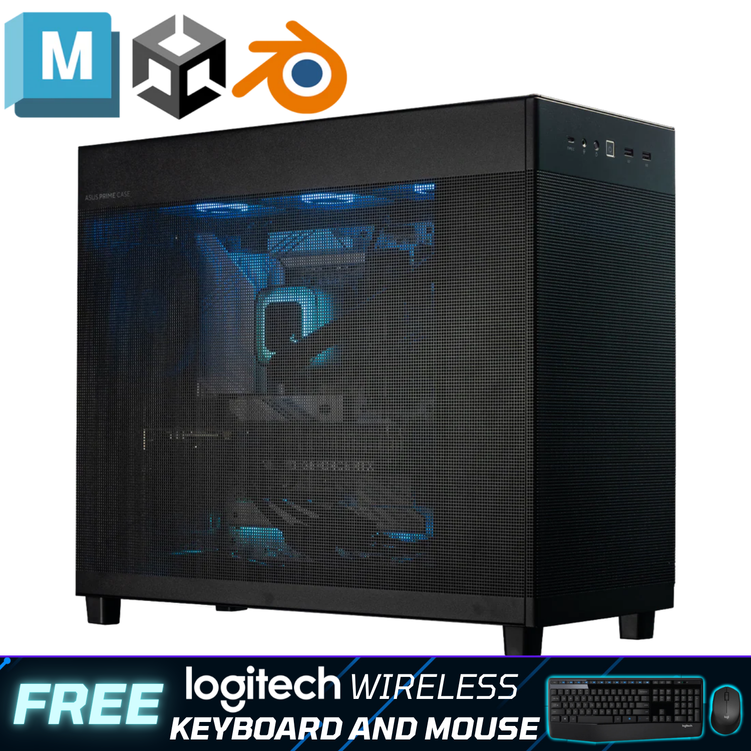 3D Animation & Rendering Workstation for Maya, Blender, Unity