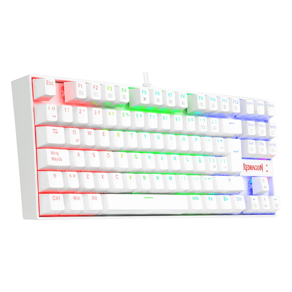 Redragon Kumara White RGB Mechanical Keyboard