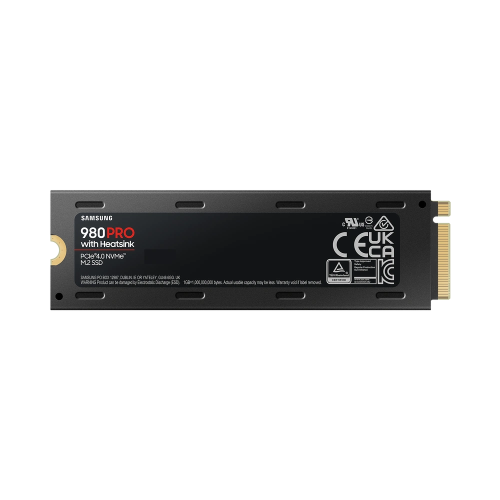 Samsung 980 Pro w/ Heatsink PCIe Gen4 NVMe M.2 SSD