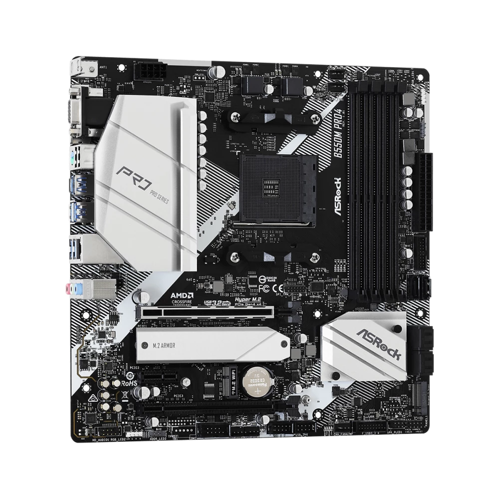 ASRock B550M Pro4 AMD 500 Series mATX Motherboard