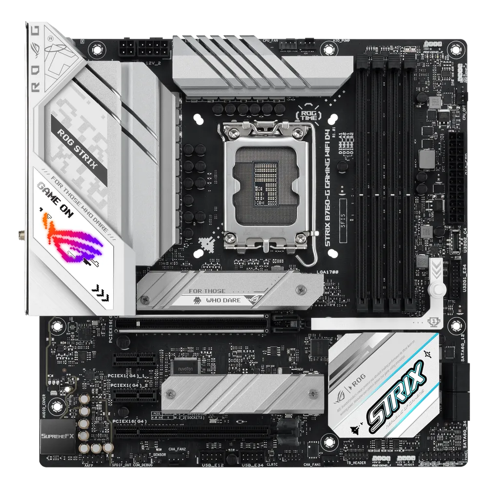 Asus ROG Strix B760-G Gaming WiFi D4 Intel 700 Series mATX Motherboard | 90MB1DE0-M0EAY0 |