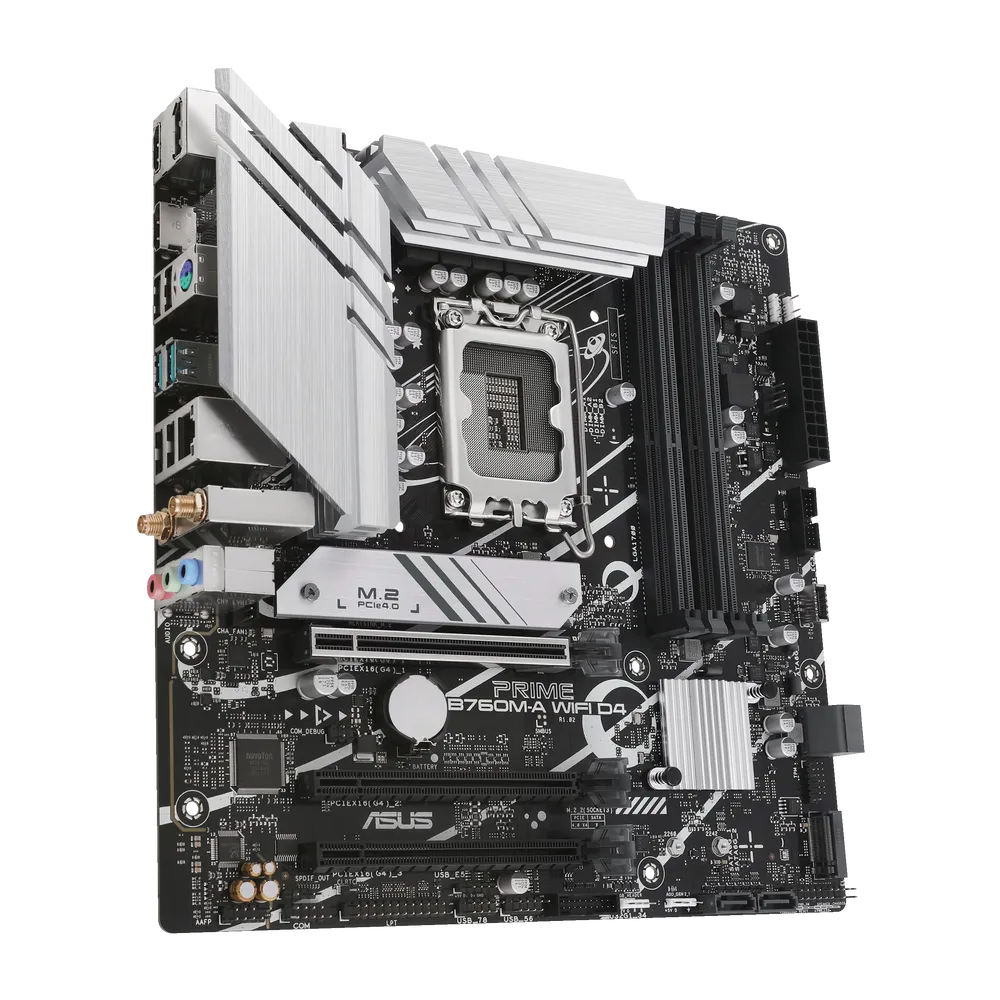 Asus Prime B760M-A WiFi D4 Intel 700 Series mATX Motherboard