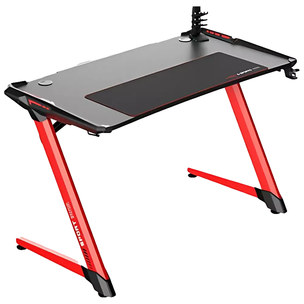 DXRacer E-Sports Gaming Desk Black/Red