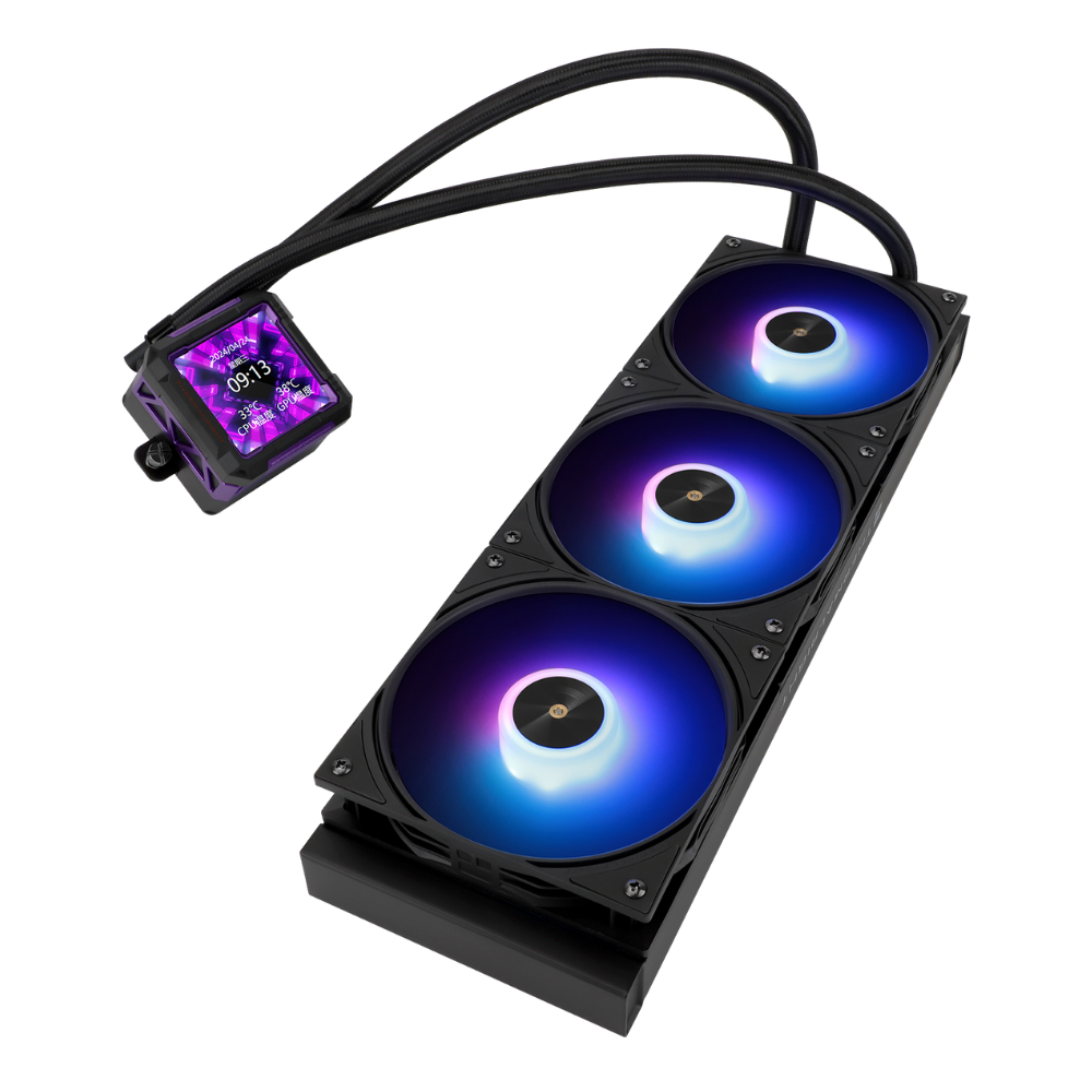 Thermalright Frozen Warframe Pro 360 Black ARGB | 360mm AIO Liquid Cooler with LCD
