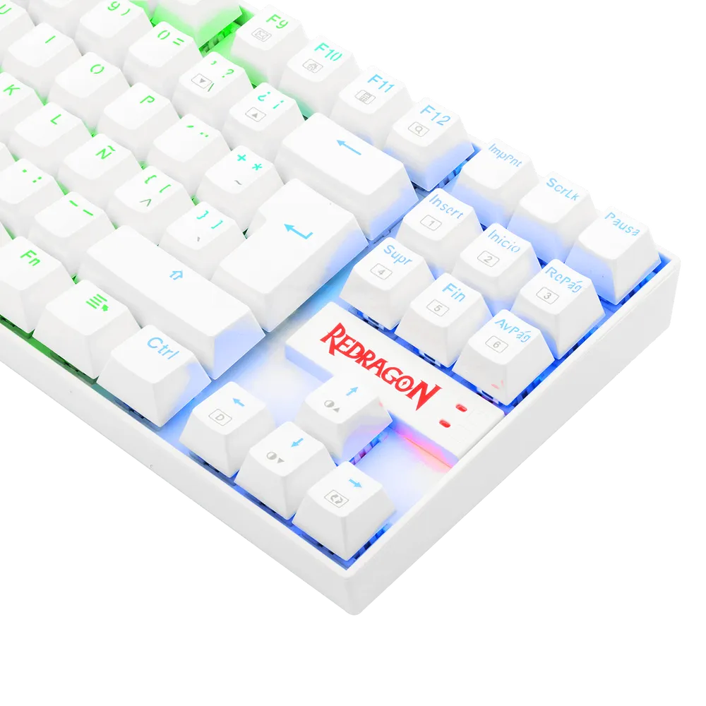 Redragon Kumara White RGB Mechanical Keyboard