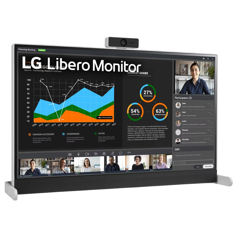 LG Libero 27BQ70QC QHD 60Hz 5ms IPS 27" Monitor