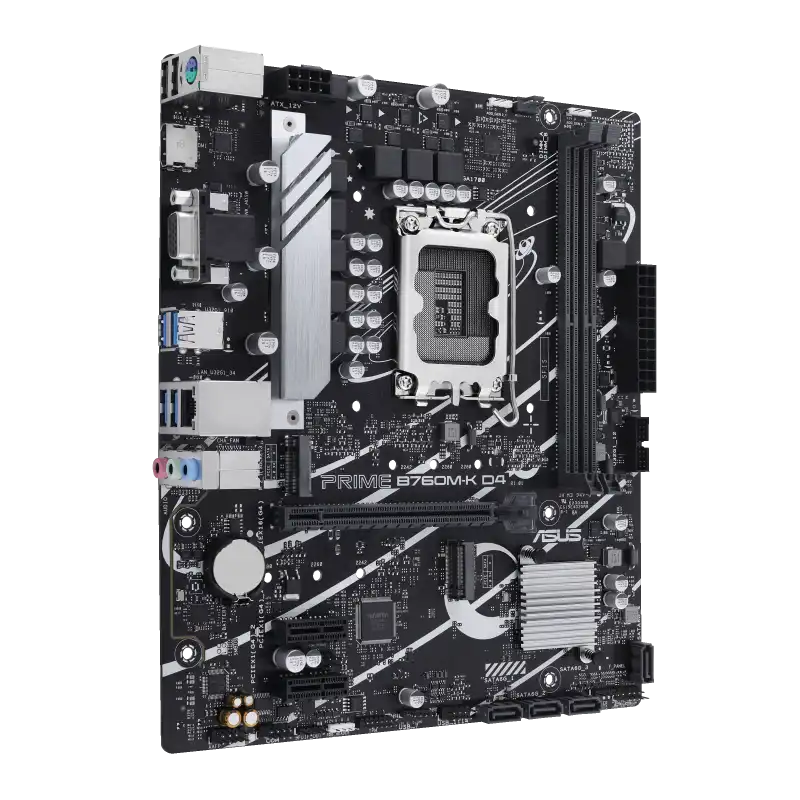 ASUS PRIME B760M-K D4 Intel 700 Series mATX Motherboard | 90MB1DS0-M1EAY0 |