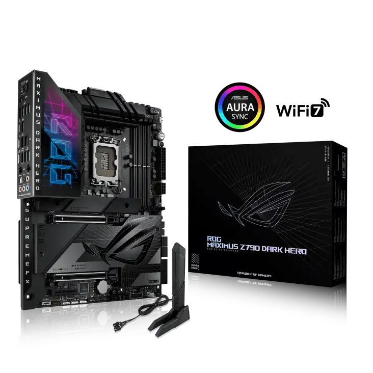 ASUS ROG MAXIMUS Z790 DARK HERO Intel 700 Series ATX Motherboard | 90MB1F90-M0EAY0 |