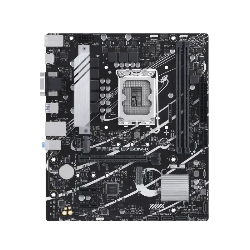 ASUS PRIME B760M-K Intel 700 Series mATX Motherboard | 90MB1FI0-M1EAY0 / 90MB1FI0-M0EAY0 |