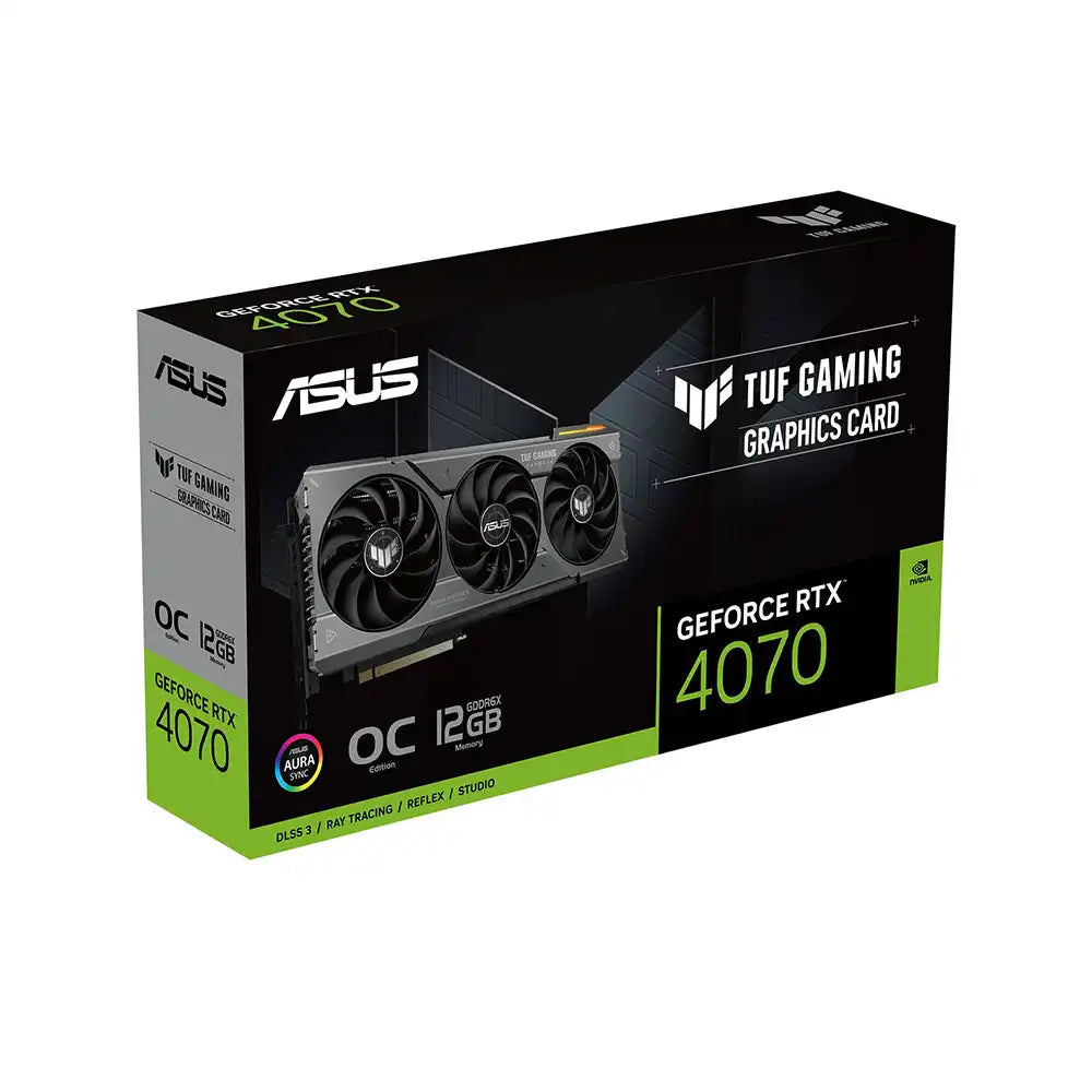 ASUS TUF Gaming GeForce RTX 4070 12GB GDDR6X OC Edition Gaming Graphics Card | 90YV0IZ0-M0NA00 |