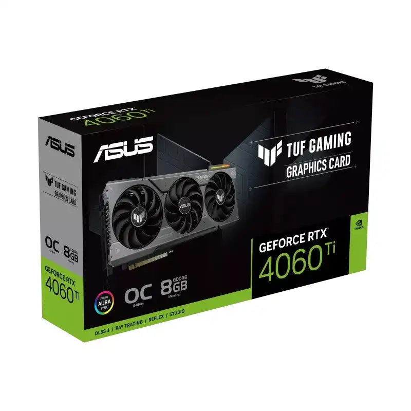 ASUS TUF Gaming GeForce RTX 4060 Ti 8GB GDDR6 OC Edition Gaming Graphics Card | 90YV0J50-M0NA00 |