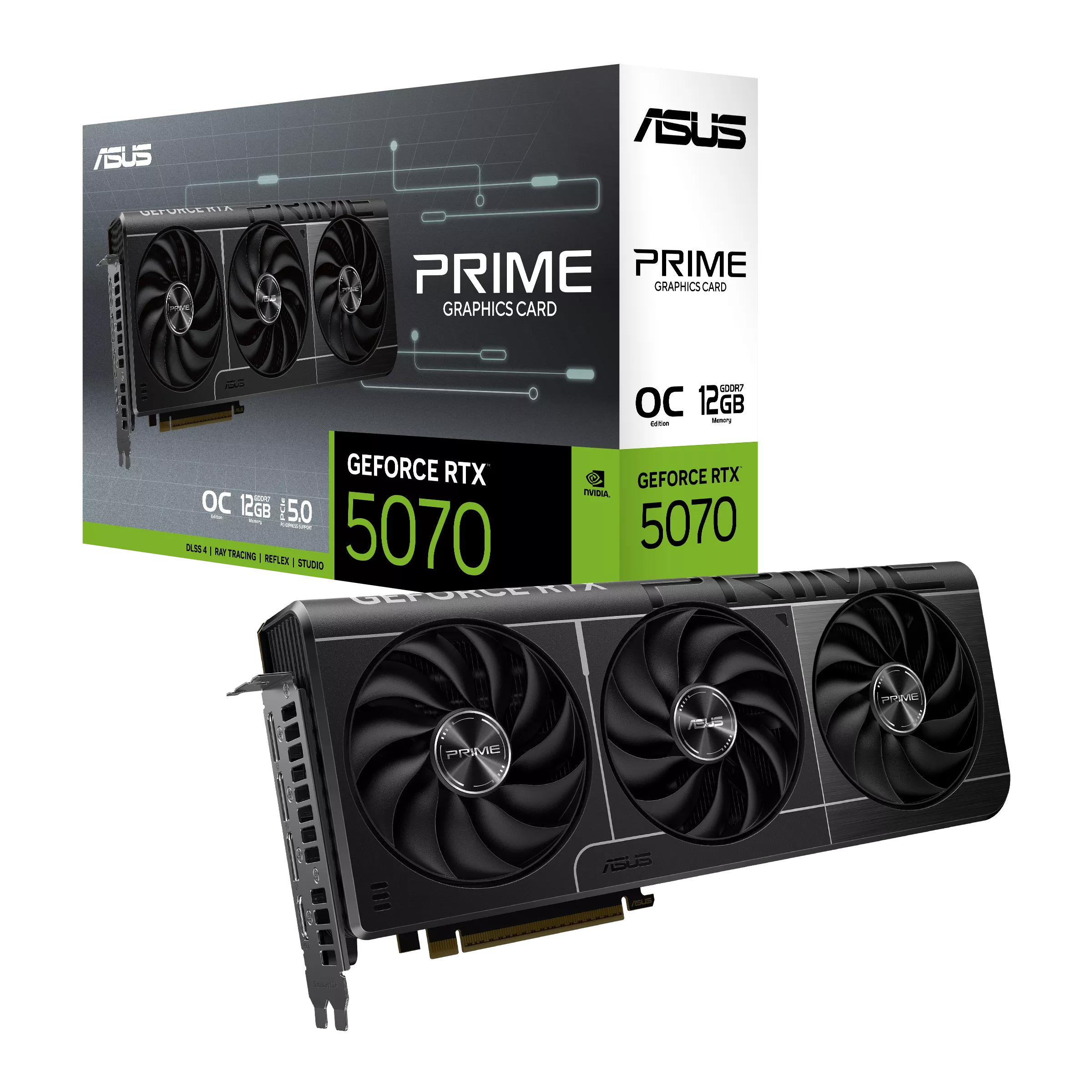 ASUS GeForce RTX 5070 12GB PRIME OC Edition Graphics Card