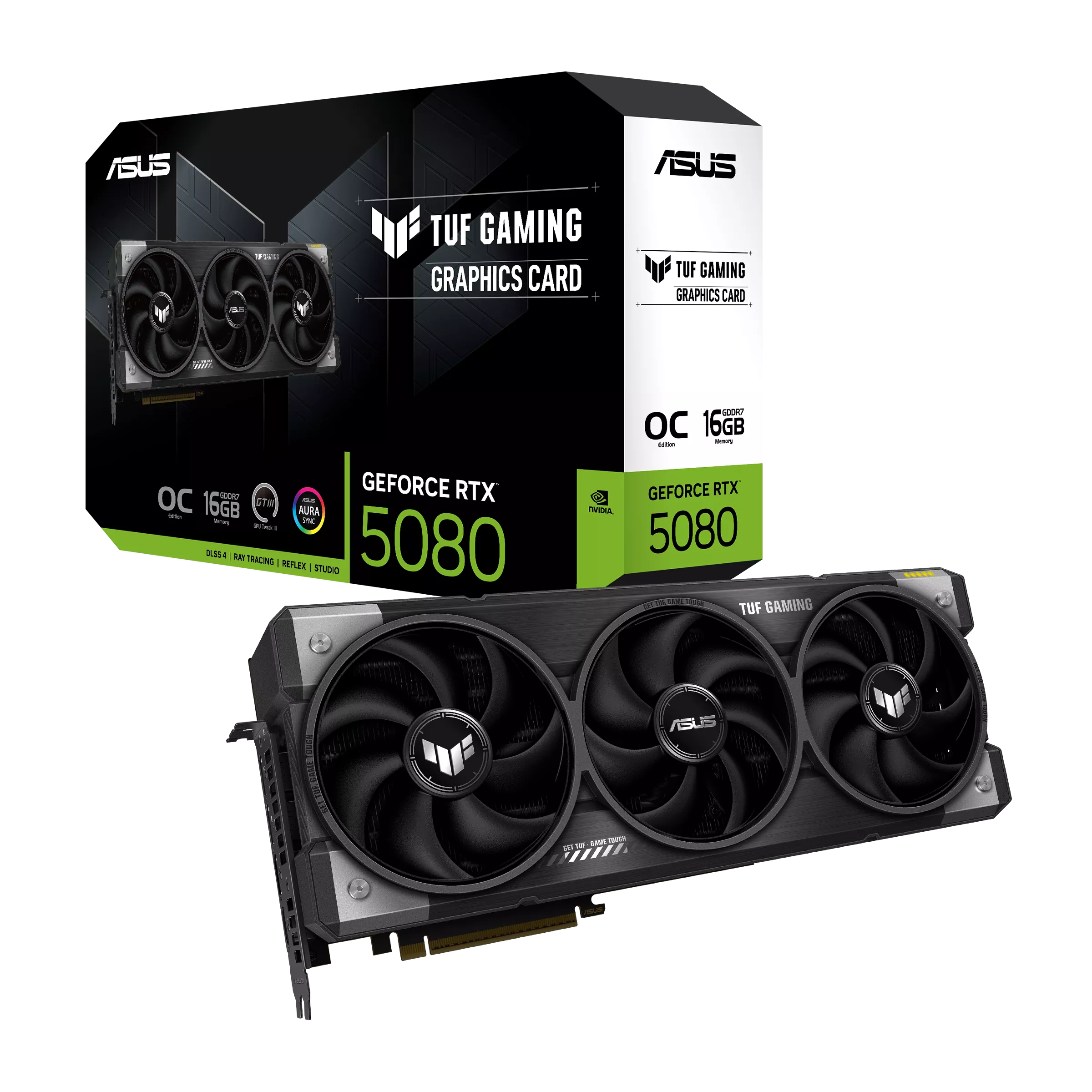 ASUS GeForce RTX 5080 16GB TUF Gaming OC Edition Graphics Card