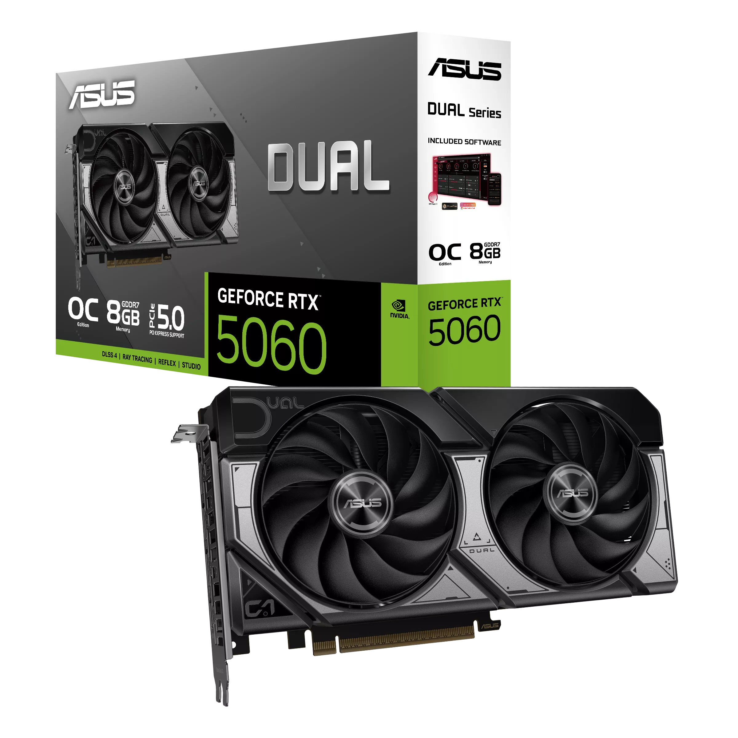ASUS GeForce RTX 5060 8GB Dual OC Edition Graphics Card