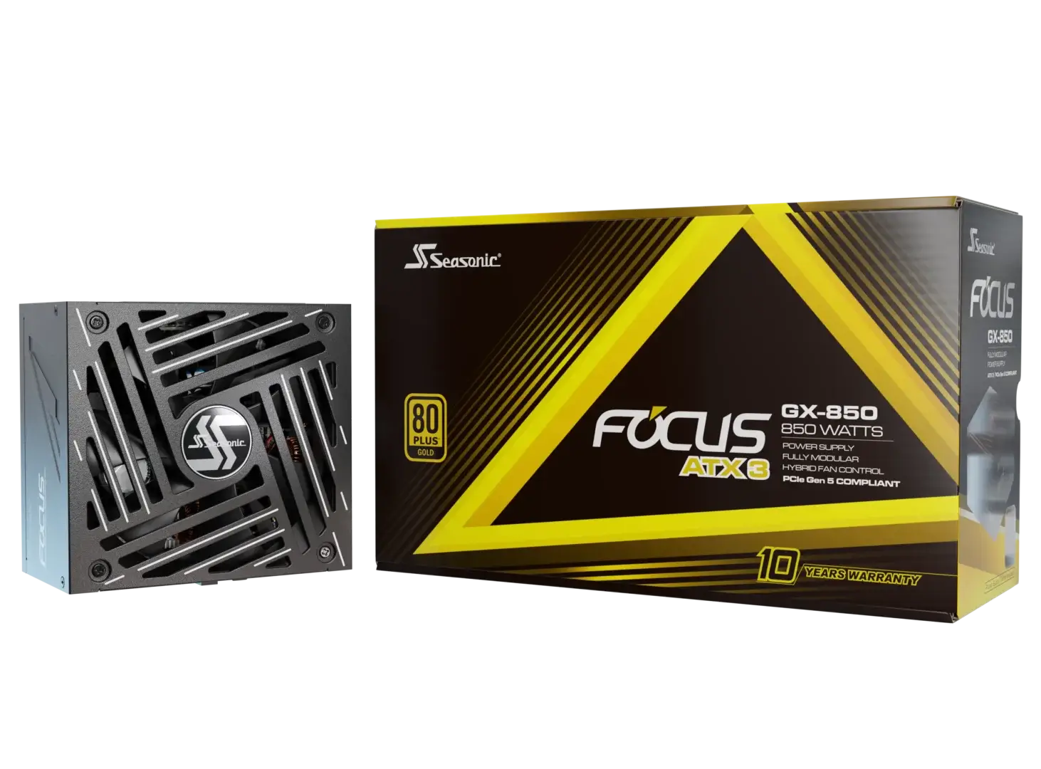 Seasonic FOCUS GX Series Fully Modular 80+ Gold ATX 3.1 Power Supply