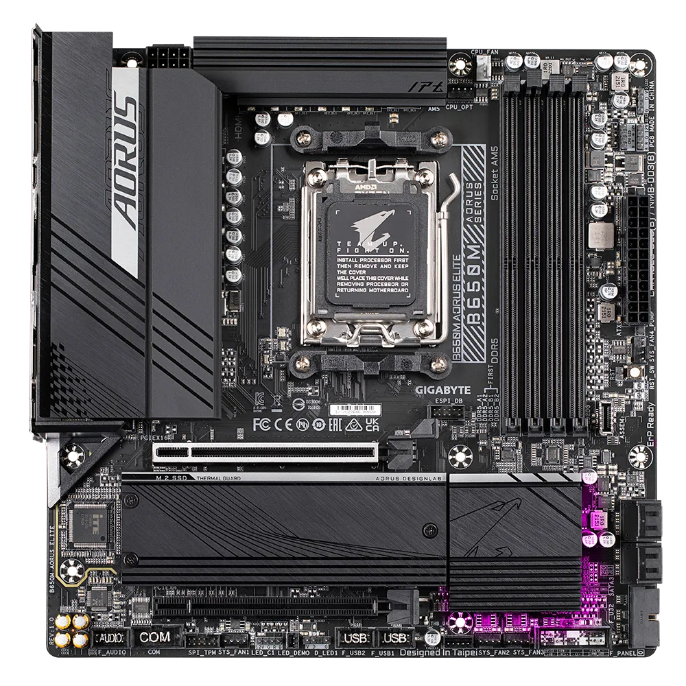 GIGABYTE B650M AORUS ELITE AMD mATX Motherboard | B650M-AORUS-ELITE |