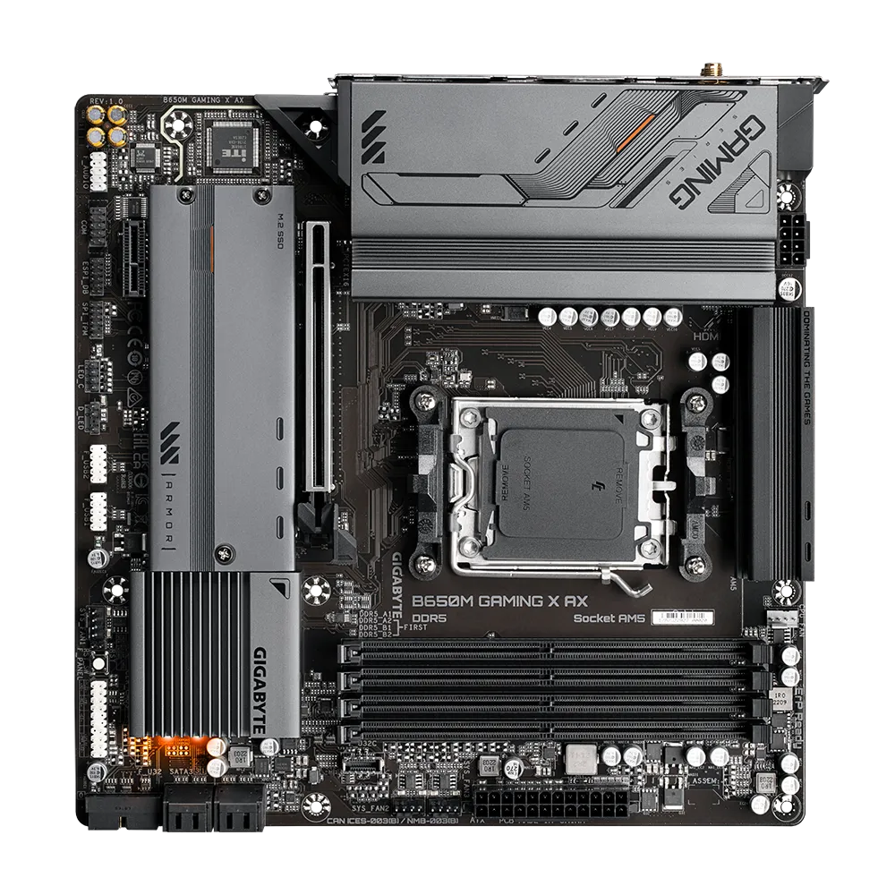 GIGABYTE B650M GAMING X AX AMD mATX Motherboard | B650M-GAMING-X-AX |