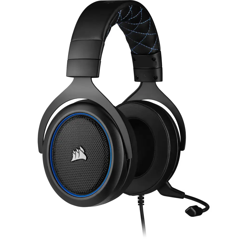 Corsair HS50 PRO STEREO Gaming Headset — Blue | CA-9011217-NA