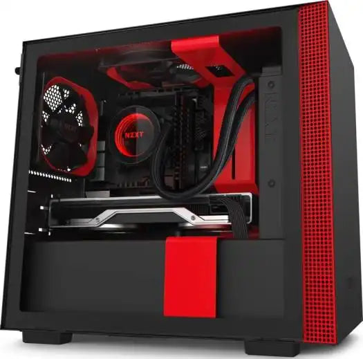 NZXT H210i Mini ITX Black/Red Case|CA-H210I-BR