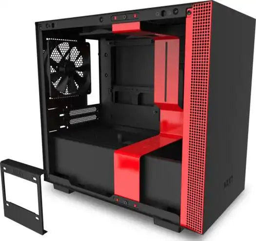 NZXT H210i Mini ITX Black/Red Case|CA-H210I-BR