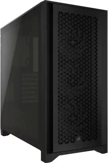 Corsair iCUE 4000D RGB AIRFLOW V2 Mid-Tower Case, Tempered Panel,Node PRO Controller, RapidRoute Cable Mgt - Black | CC-9011240-WW
