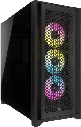 Corsair iCUE 5000D RGB Airflow V2 Mid-Tower ATX PC Case, High-Airflow Design, Tempered Glass Panel, , Node PRO Controller, Black | CC-9011242-WW