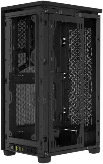 Corsair 2000D AIRFLOW Mini-ITX PC Case, Optimal Airflow Design, Mesh on All Sides, Up to 360mm Radiator & 8 Fans Support, Black | CC-9011244-WW