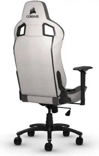 Corsair T3 RUSH Fabric Gaming Chair, 4D Armrest, Class 4 Gas Lift With 100mm Height Adjustment, Gray-Charcoal | CF-9010056-WW