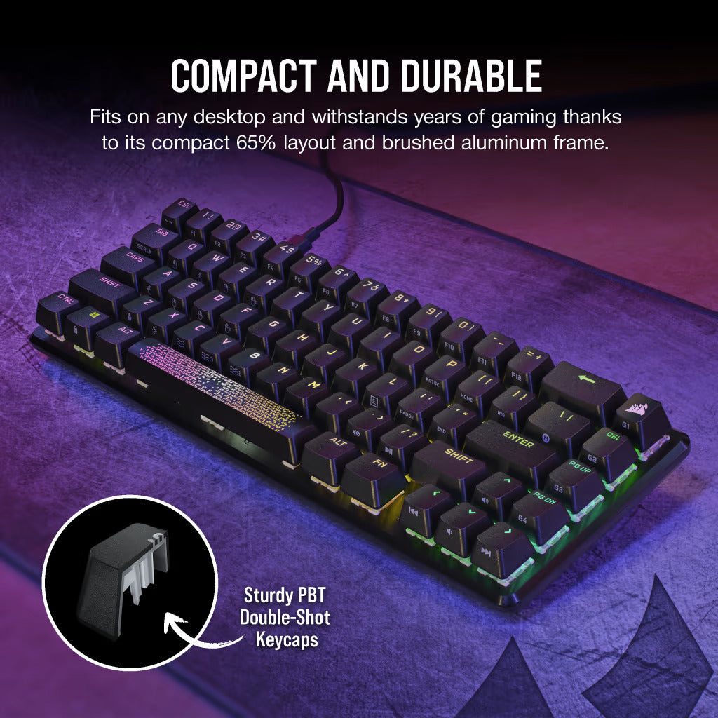 Corsair K65 PRO MINI RGB 65% Optical-Mechanical Gaming Keyboard