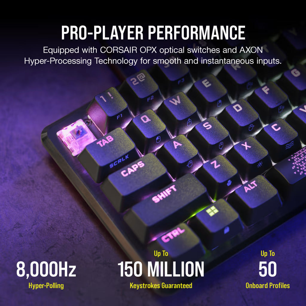 Corsair K65 PRO MINI RGB 65% Optical-Mechanical Gaming Keyboard