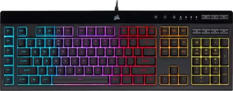 Corsair K55 RGB PRO, 5Z RGB, Rubber Dome Gaming Keyboard