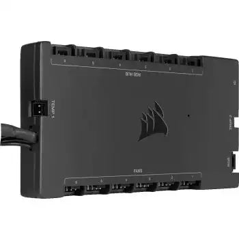 Corsair iCUE Commander CORE XT Smart RGB Lighting and Fan Speed Controller, USB 2.0 Pass-Through Port, Black | CL-9011112-WW