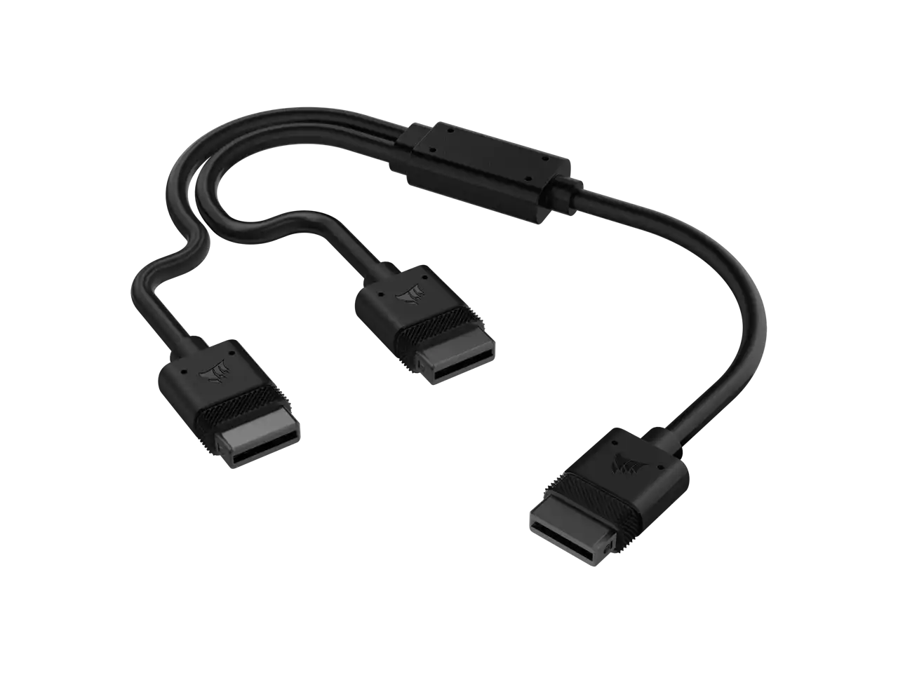 Corsair iCUE LINK Cable, 1x 600mm Y-Cable with Straight connectors, Black|CL-9011124-WW