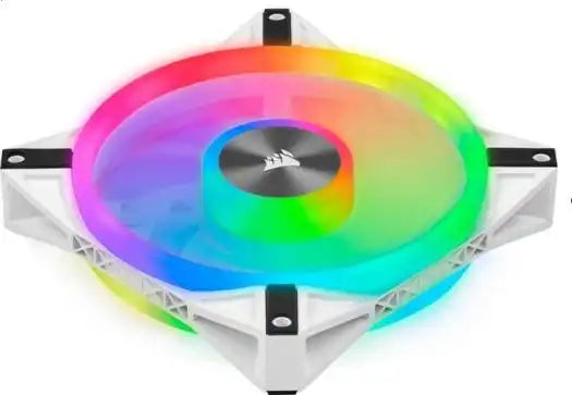 Corsair QL Series, iCUE QL140 RGB, 1x140mm RGB LED Fan, Single Pack - White | CO-9050105-WW