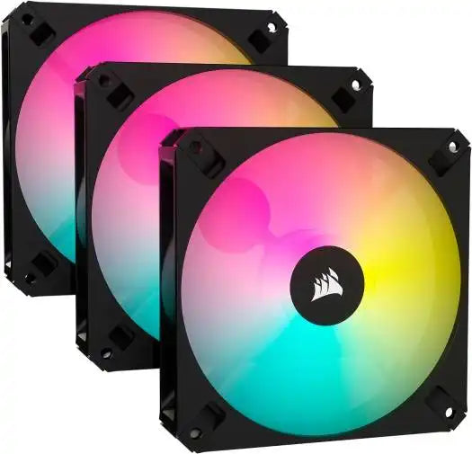 Corsair iCUE AR120 Digital RGB 120mm PWM Fan, Triple Pack|CO-9050167-WW