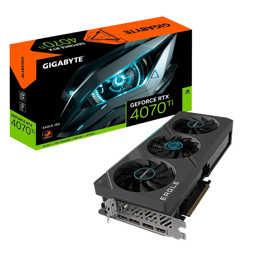 GIGABYTE GeForce RTX 4070 Ti EAGLE 12G Gaming Graphics Card | GV-N407TEAGLE-12GD |