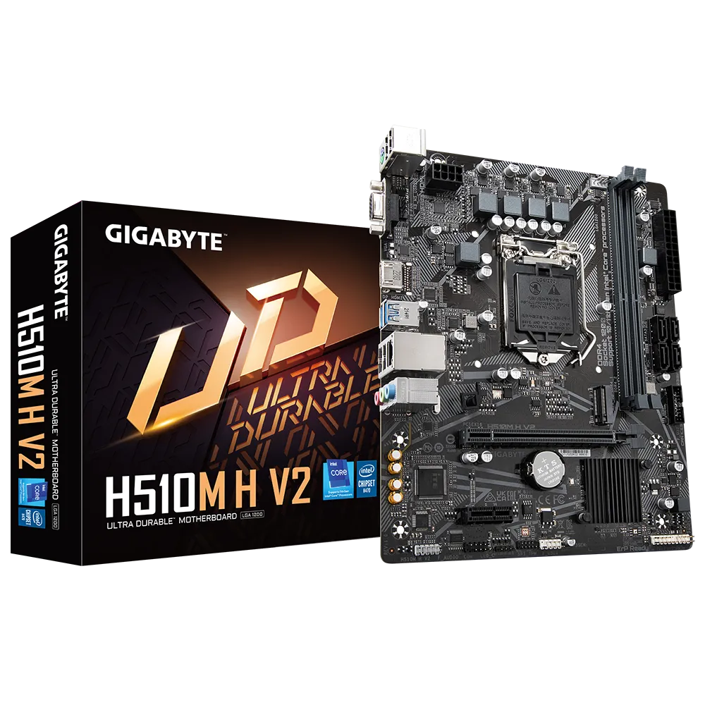 GIGABYTE H510M H V2 Intel 500 Series mATX Motherboard | H510M-H-V2 |