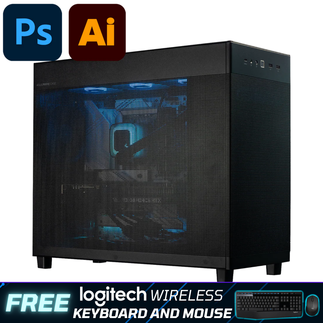 Image Editing & Design Workstation for Photoshop, Illustrator