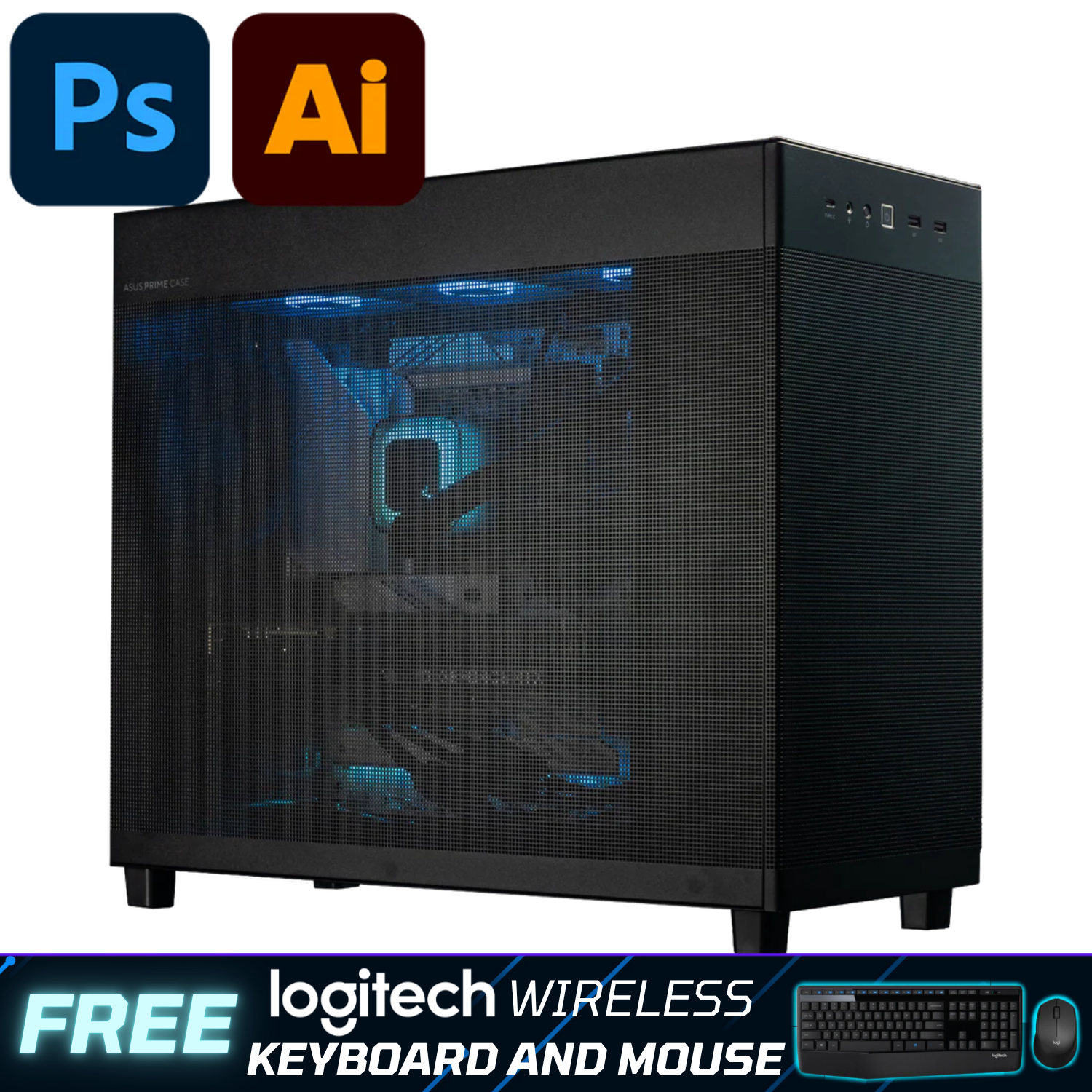 Image Editing & Design Workstation for Photoshop, Illustrator