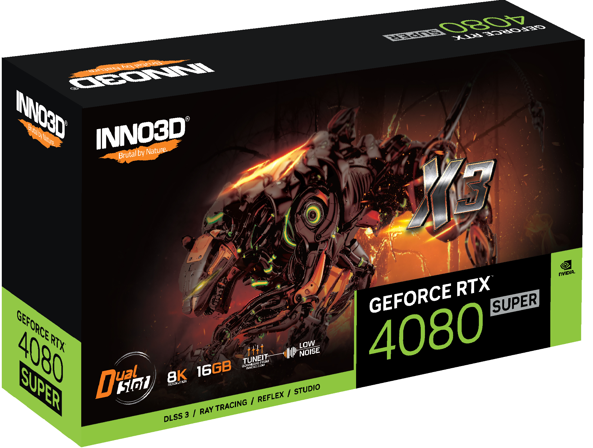 Inno3D GeForce RTX 4080 Super X3 16GB GDDR6X Graphics Card | N408S3-166X-18703552