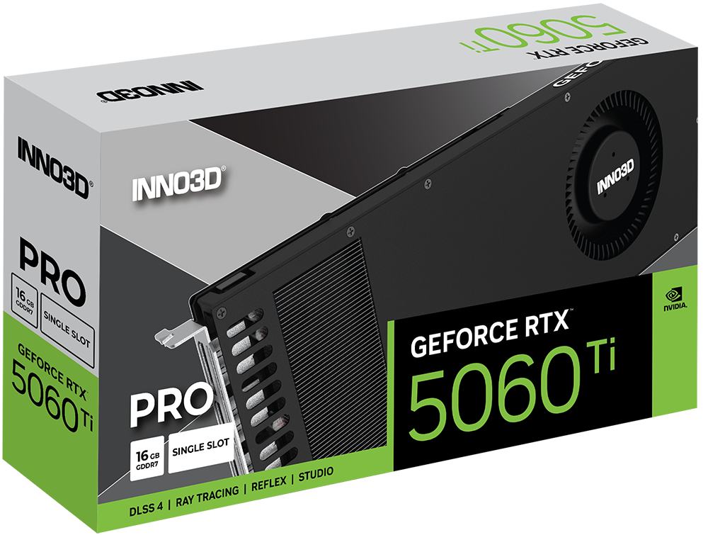 INNO3D GeForce RTX 5060Ti PRO Single Slot Graphics Card