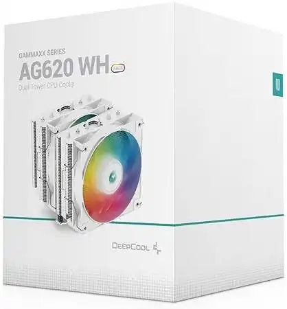 DeepCool AG620 ARGB Dual-Tower 120mm White Air Cooler | R-AG620-WHANMN-G-2 |