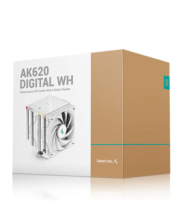 DeepCool AK620 DIGITAL WH White Air Cooler | R-AK620-WHADMN-G |