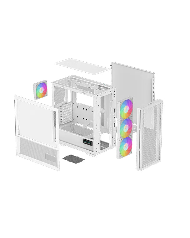 DeepCool CH560 DIGITAL WH White ATX PC Case | R-CH560-WHAPE4D-G-1 |